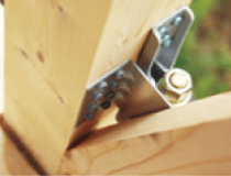 要所要所を固める、高強度な接合金物