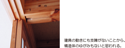 「F☆☆☆☆」等級の安全な集成材を使用