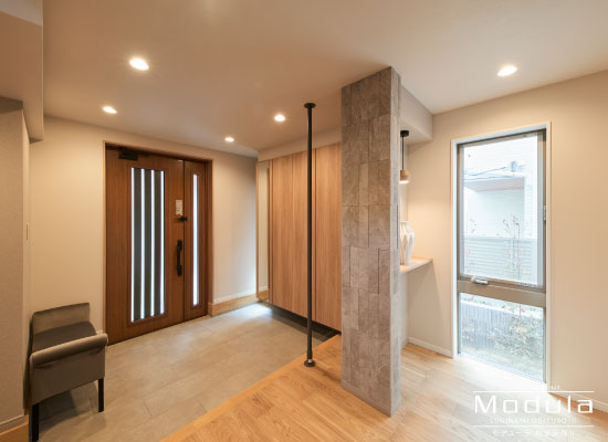 杉並区上荻3丁目 新築分譲住宅｜玄関ホール(2026.3撮影)